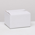 Коробка складная, белая, 16 х 13 х 10 см - Фото 1