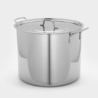 Котел Катунь «Общепит», 35 л, с крышкой, нержавеющая сталь, хромированная - Фото 1