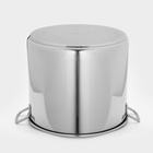 Котел Катунь «Общепит», 35 л, с крышкой, капсульное дно, индукция, нержавеющая сталь, хромированная - Фото 4