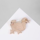 УЦЕНКА Брошь «Утка», цветная в розовом золоте - Фото 2