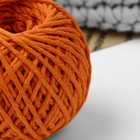 Шнур для плетения, хлопок, d = 3 мм, 50 м, цвет МИКС - Фото 2