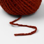 Шпагат для плетения, джутовый, 1120 текс, 50 м, цвет красный - Фото 3