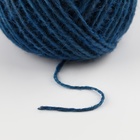 Шпагат для плетения, джутовый, d = 1,7 мм, 50 м, цвет синий МИКС - Фото 3