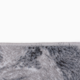 Палас Крокус 90/48 100х150 цвет серый, ПА100%, войлок