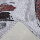 Палас Остин 90/48 100х200 цвет серый, ПА100%, войлок - фото 23979854