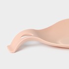 Силиконовая подставка под ложку Доляна «Симпл», 21×10 см, цвет бежевый - Фото 5