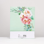 Пакет подарочный "Висячие цветы", 33 х 42,5 х 10 см - фото 23912087