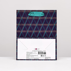 Пакет подарочный "Треугольники в полоску", 18 х 22,3 х 10 см - фото 23912097