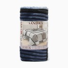 Плед Сандра, 200х205см, велсофт 250г/м, полиэстер - фото 24178399