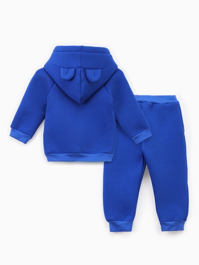 Костюм детский (толстовка, брюки) «Крошка Я» Blueberry, рост 62-68 см, синий