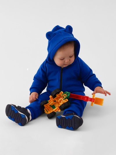 Костюм детский (толстовка, брюки) «Крошка Я» Blueberry, рост 62-68 см, синий