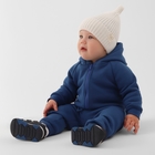 Костюм: толстовка и брюки Крошка Я Blueberry  р. 62-68, синий 9834389 - фото 12699304