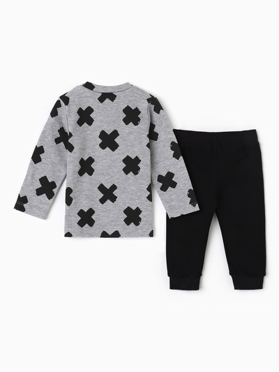 Костюм детский (джемпер, брюки) «Крошка Я» Stylish boy, рост 68-74 см