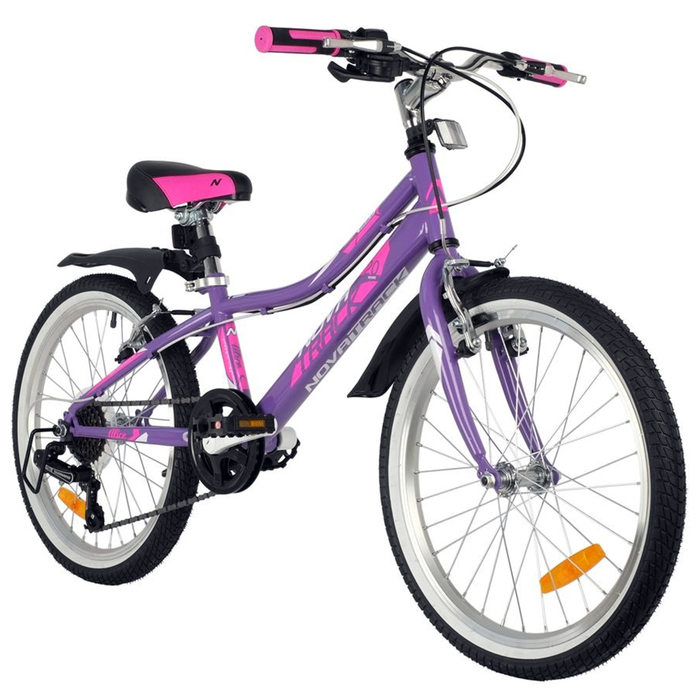 Велосипед 20" Novatrack ALICE, цвет фиолетовый - фото 1928590010