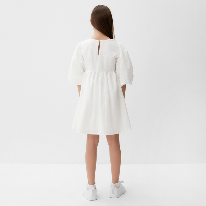 Платье для девочки MINAKU цвет белый, рост 98 см