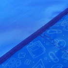 Фартук для труда + нарукавники, 550 х 440/250 х 160 мм, размер M (рост 122-158), Calligrata "Карандаши", синий - фото 9643407
