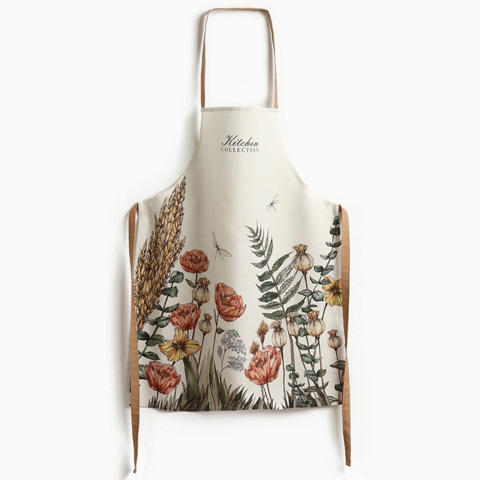 Фартук кухонный «Этель» Kitchen collection, 60×70 см, 100% хлопок, репс 220 г/м²