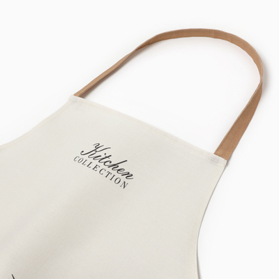 Фартук кухонный «Этель» Kitchen collection, 60×70 см, 100% хлопок, репс 220 г/м²