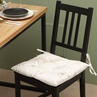 Подушка на стул «Этель» Flower herbarium, 42×42 см, 100% хлопок, репс 210 г/м² - Фото 4