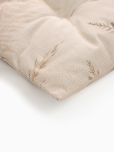 Подушка на стул «Этель» Flower herbarium, 42×42 см, 100% хлопок, репс 210 г/м²