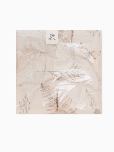 Подушка на стул «Этель» Flower herbarium, 42×42 см, 100% хлопок, репс 210 г/м²