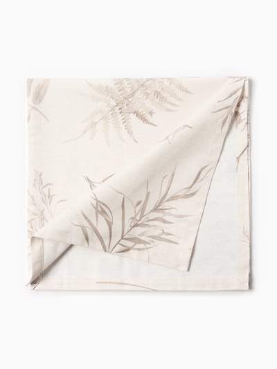 Дорожка на стол «Этель» Flower herbarium, 40×146 см, 100% хлопок, репс 210 г/м², бежевая