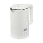 Чайник электрический GOODHELPER KPS-187C, пластик, колба металл, 1.85 л, 1500 Вт, белый - фото 321480094