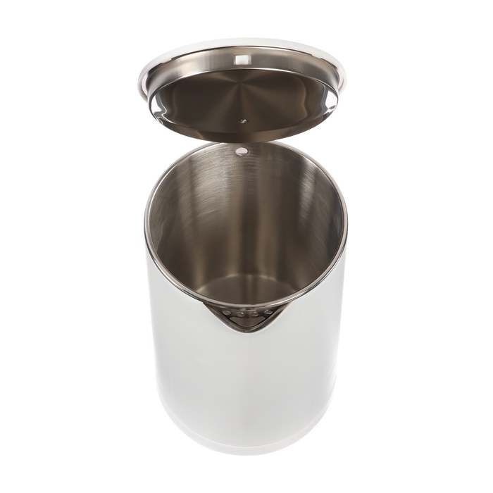 Чайник электрический GOODHELPER KPS-187C, пластик, колба металл, 1.85 л, 1500 Вт, белый