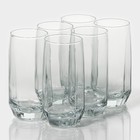 Набор стеклянных стаканов Lav «Алмаз», 385 мл, 6,2×14,2 см, 6 шт - Фото 1