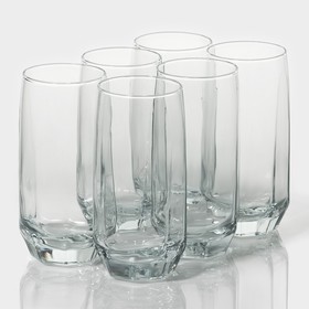 Набор стеклянных стаканов Lav «Алмаз», 385 мл, 6,2×14,2 см, 6 шт