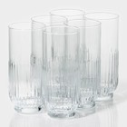 Набор высоких стаканов 6 шт "Токио" 395 мл, 6,5х15 см