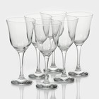 Набор стеклянных бокалов для вина Lav «Вальс», 370 мл, 9,5×21 см, 6 шт - фото 9039539