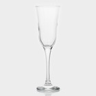 Набор стеклянных бокалов для шампанского Lav «Вальс», 190 мл, 6,7×22,5 см, 6 шт - фото 4631940
