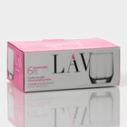 Набор стаканов Lav «Алмаз», 215 мл, 7×8 см, 6 шт., стекло, прозрачный - Фото 5