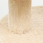 Комплекс для кошек с когтеточкой, с круглым домом, 2 полками, 42 х 42 х 90 см, бежевый - Фото 5