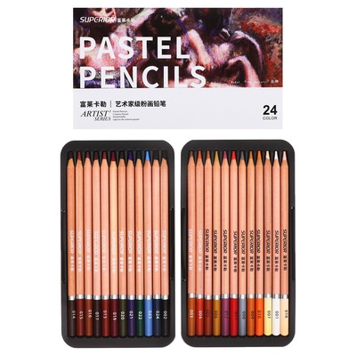 Пастельные карандаши 24 цвета картонной коробке заточенные GCP-24