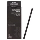 Карандаш угольный чёрный, Soft, корпус чёрный - Фото 6