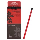 Карандаш угольный чёрный, S-soft, корпус красный - Фото 6