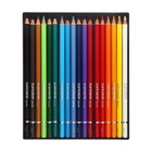 Карандаши цветные акварельные 18 цветов, в картонной коробке WCP-18 - Фото 3