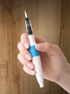 Кисть для каллиграфии, синтетика, MS - 011, круглая, с резервуаром для воды, туши, чернил - Фото 5