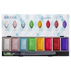 Краски акварельные перламутровые 8 цветов + кисть в пластиковой коробке  JG-8 - фото 299671979