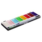Краски акварельные перламутровые 8 цветов + кисть в пластиковой коробке  JG-8 - Фото 3