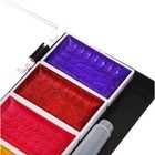 Краски акварельные, перламутровые, + кисть, в пластиковой коробке, 8 цветов - Фото 4
