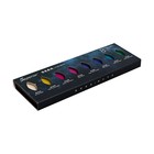 Краски акварельные перламутровые 8 цветов + кисть в пластиковой коробке  SS-8 - Фото 2
