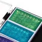 Краски акварельные перламутровые 8 цветов + кисть в пластиковой коробке  SS-8 - Фото 5