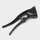 Пресс для чеснока Magistro Alum black, 18.5, с выталкивателем косточек, чёрный - Фото 3