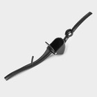 Пресс для чеснока Magistro Alum black, 18.5, с выталкивателем косточек, чёрный - Фото 4