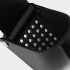 Пресс для чеснока Magistro Alum black, 18.5, с выталкивателем косточек, чёрный - Фото 5