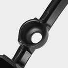 Пресс для чеснока Magistro Alum black, с выталкивателем косточек, цвет чёрный - Фото 6