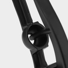 Пресс для чеснока Magistro Alum black, с выталкивателем косточек, цвет чёрный - фото 4443754